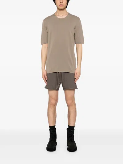 Label Under Construction Cotton T-shirt In Neutrals