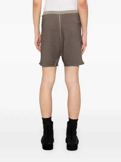 Label Under Construction Cotton Shorts In Brown