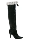 PHILOSOPHY DI LORENZO SERAFINI lace detailing boots,VELVET100%