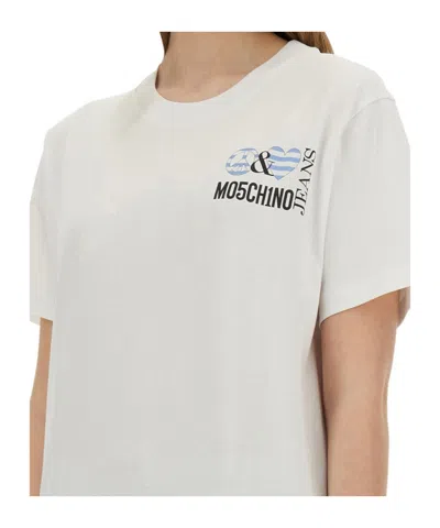 Moschino T-shirt With Print In White