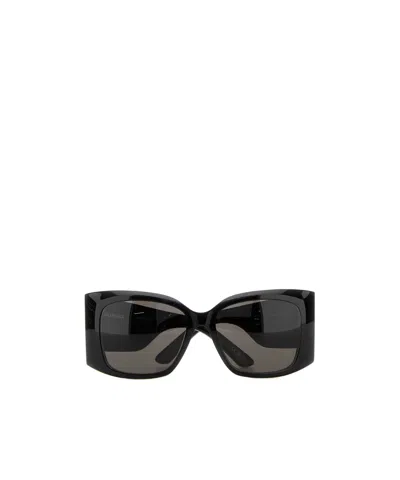 Balenciaga Square Xl Sunglasses In Black