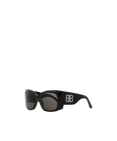Balenciaga Square Xl Sunglasses In Black