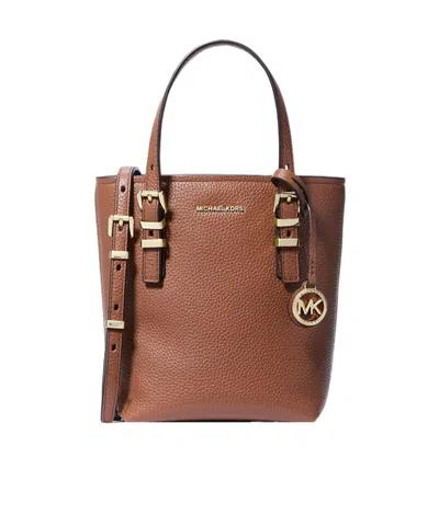 Michael Kors Mini Quinn Tote Bag In Brown