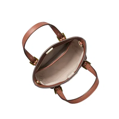 Michael Kors Mini Quinn Tote Bag In Brown