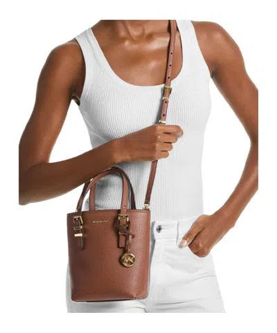 Michael Kors Mini Quinn Tote Bag In Brown
