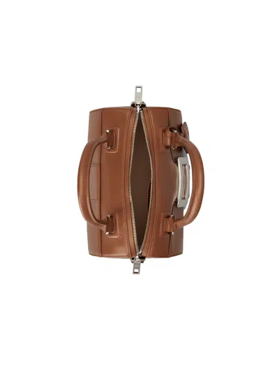 Roger Vivier Women's Belle Vivier Bowling Bag In Brown