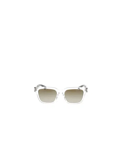 Saint Laurent Full Frame Sunglasses In Nude