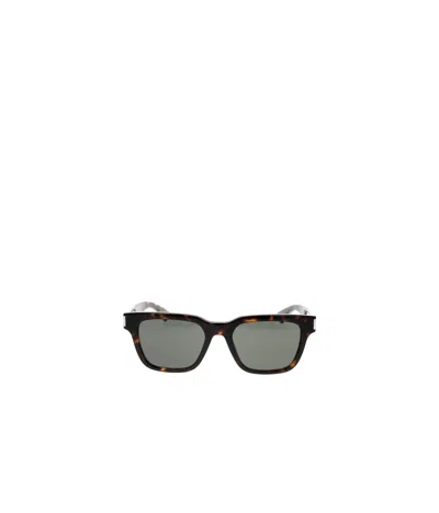 Saint Laurent Full Frame Sunglasses In Gray