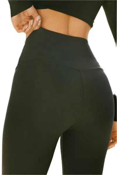 Joah Brown Second Skin Legging In Black