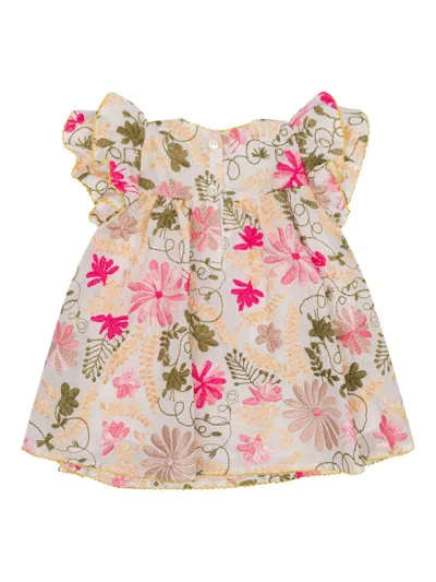 Etro Embroidered Dress In Pink