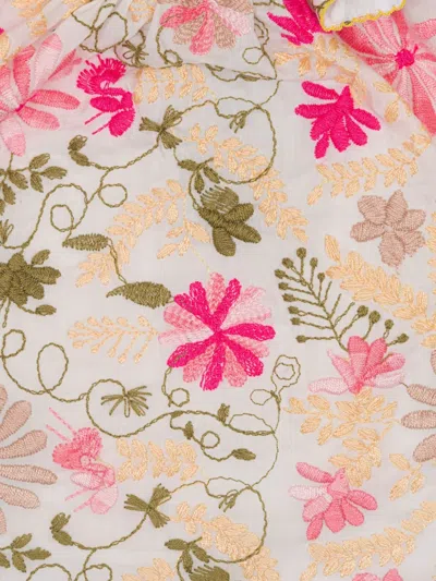 Etro Embroidered Dress In Pink