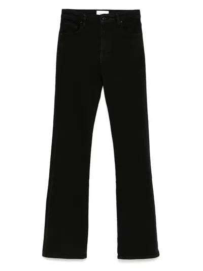 Frame Le Crop Mini Bootcut Jeans In Black