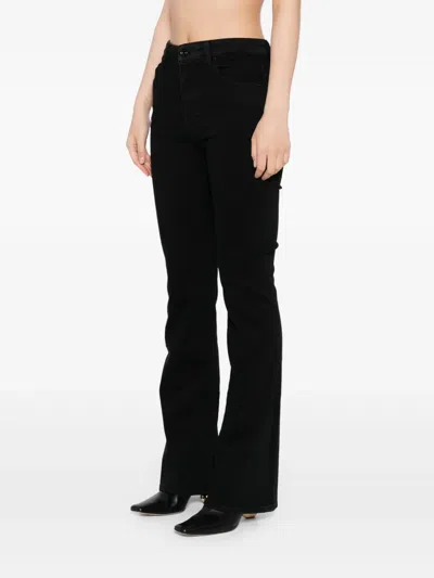 Frame Le Crop Mini Bootcut Jeans In Black