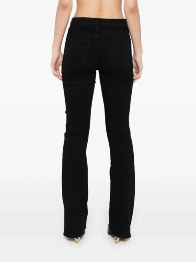 Frame Le Crop Mini Bootcut Jeans In Black