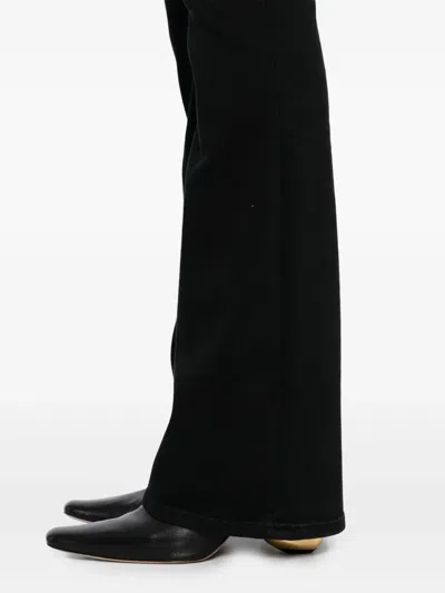 Frame Le Crop Mini Bootcut Jeans In Black