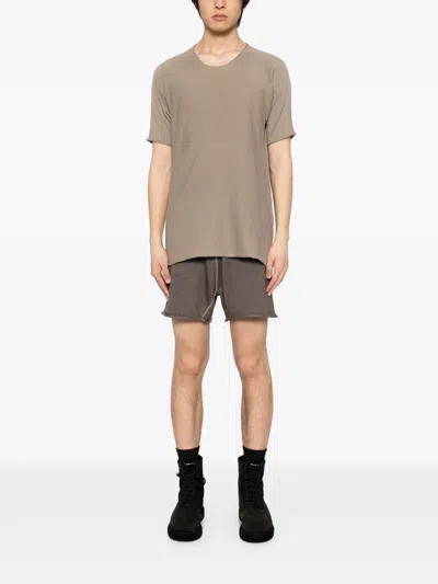 Label Under Construction Cotton T-shirt In Brown