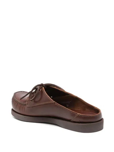 Phileo X Tbs Boat Shoe Slides In Brown