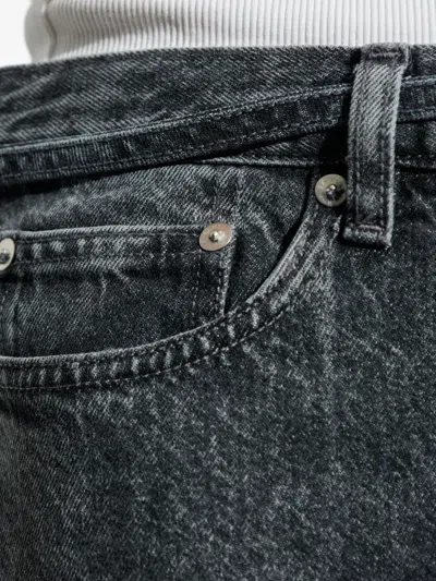 Samsoe & Samsoe Logo-patch Jeans In Grey