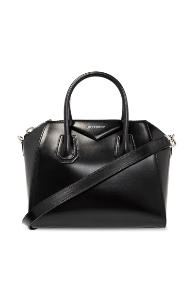 Givenchy Borsa A Mano Antigona Piccola In Pelle Cioccolato  Donna In Black
