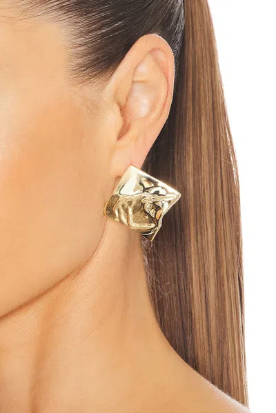 Completedworks Stud Earrings In Gold Plated