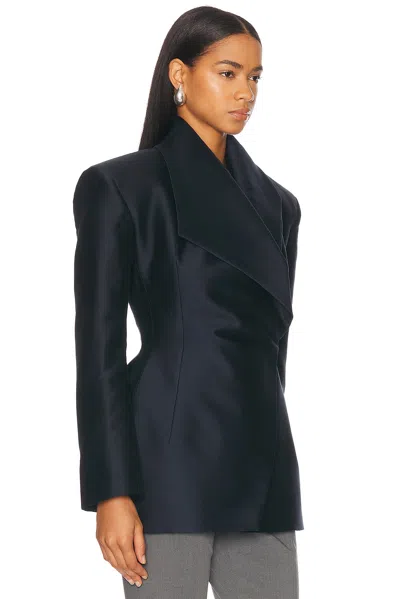 Mimchik Hourglass Blazer In Navy