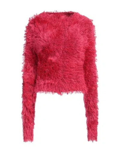 Isabel Marant Woman Sweater Fuchsia Size 8 Viscose, Polyester, Polyamide In Pink