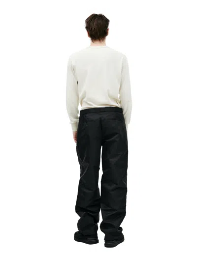 Louis Gabriel Nouchi Wide Trousers With Flaps In Black