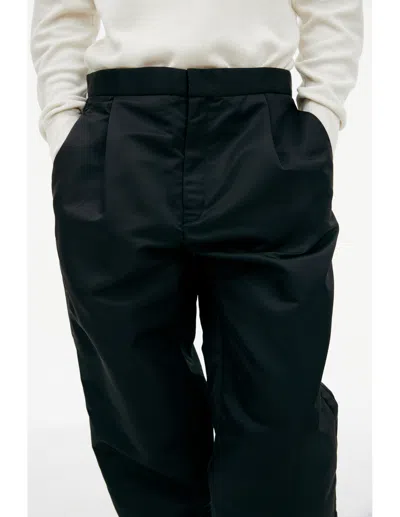Louis Gabriel Nouchi Wide Trousers With Flaps In Black