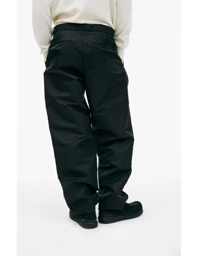 Louis Gabriel Nouchi Wide Trousers With Flaps In Black