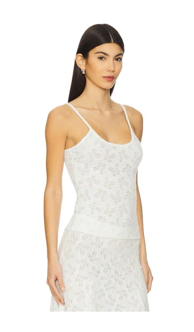 Lioness Tidal Pointelle Camisole In Gray