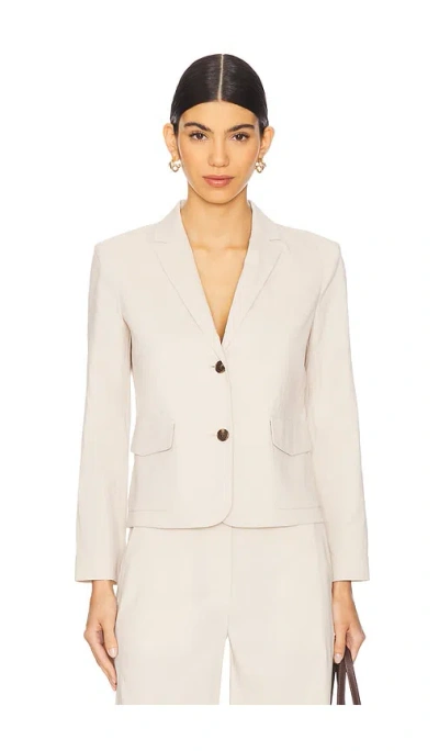 Theory Shrunken Pocket Jacket In Beige