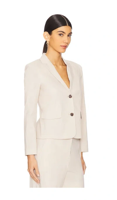 Theory Shrunken Pocket Jacket In Beige