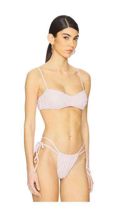 Devon Windsor Belinda Bikini Top In Neutral