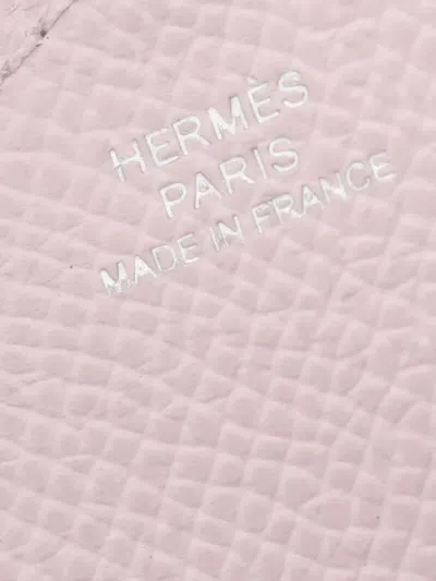 Pre-owned Hermes 2024 Poulpe Keyring In Pink