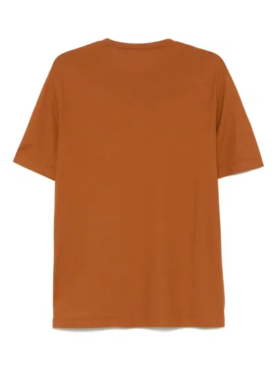 Dell'oglio Cotton T-shirt In Brown