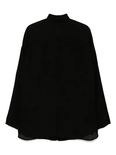 Forme D'expression Cotton Shirt In Black