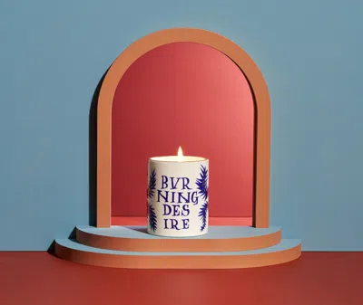 L'objet Ruan Hoffmann Edition Burning Desire Vet-vert Candle In Multicolor