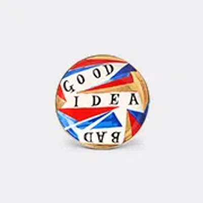L'objet X Ruan Hoffmann Good Bad Idea Vide Poche Plate In Multicolor