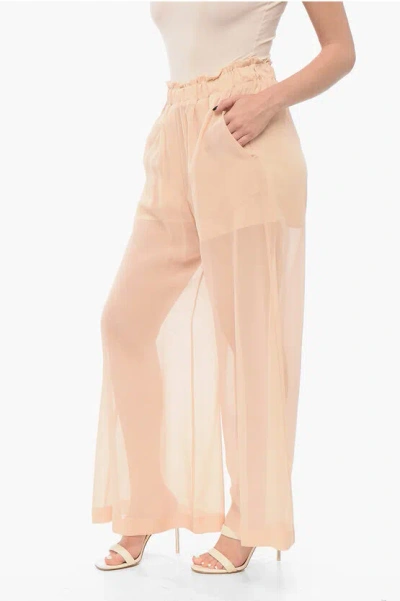 Sleep No More Chiffon Wide-leg Pants
