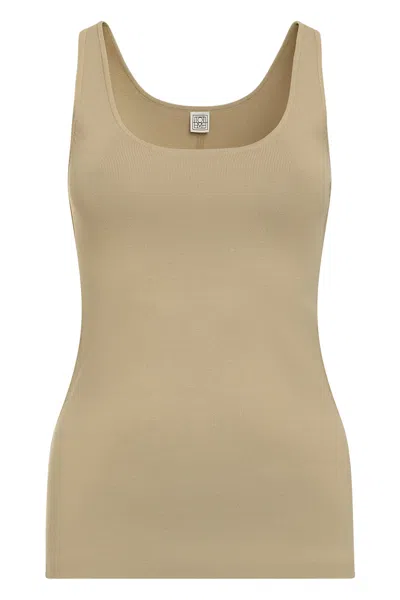 Totême Toteme Tank Top In Sand