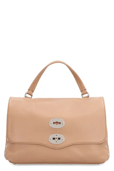 Zanellato Postina Daily Small Leather Handbag In Brown