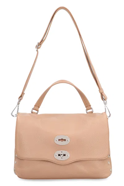 Zanellato Postina Daily Small Leather Handbag In Brown