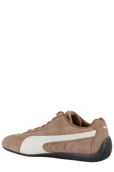 Puma Speedcat Archive Brown Sneakers With Side Logo In Suede Unisex