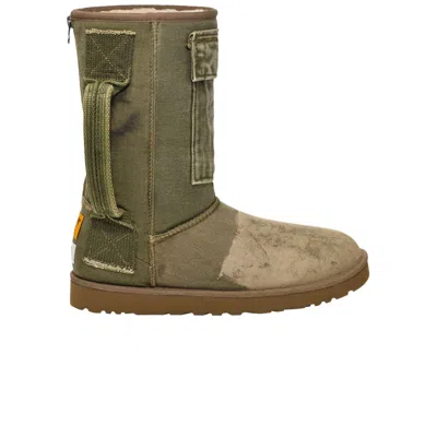 Pre-owned Ugg Gallery Dept. X Classic Boot 'green Canvas'