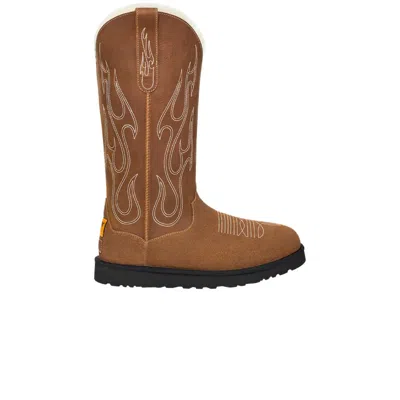 Pre-owned Ugg Gallery Dept. X Classic Boot 'brown Stitched'