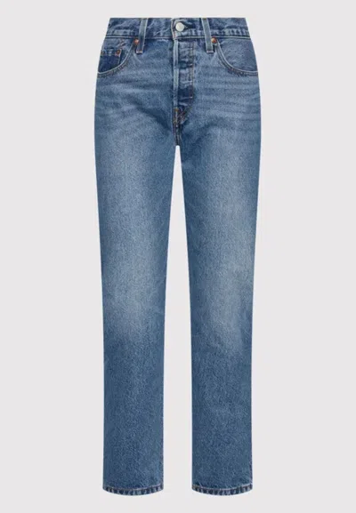 Levi's Jean 501 Cropped In Denim
