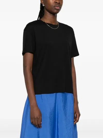 Totême Toteme Classic Crewneck T-shirt In Black