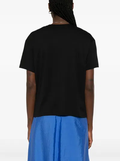 Totême Toteme Classic Crewneck T-shirt In Black