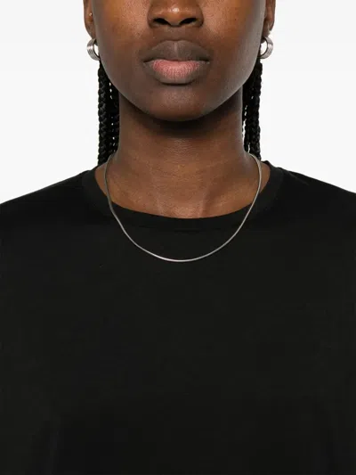 Totême Toteme Classic Crewneck T-shirt In Black