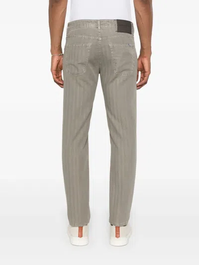 Jacob Cohen Scott Trousers In Brown